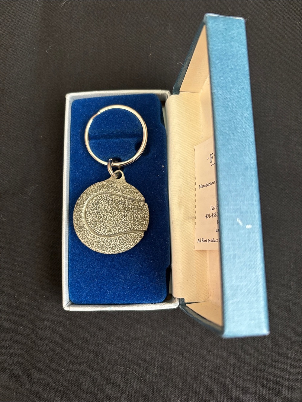 Fort USA Tennis Ball Keychain